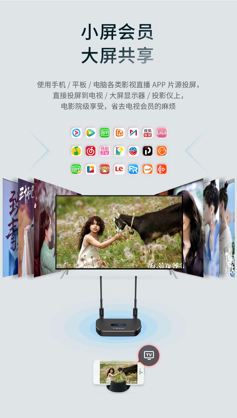 手機投屏電視 手機投屏電視