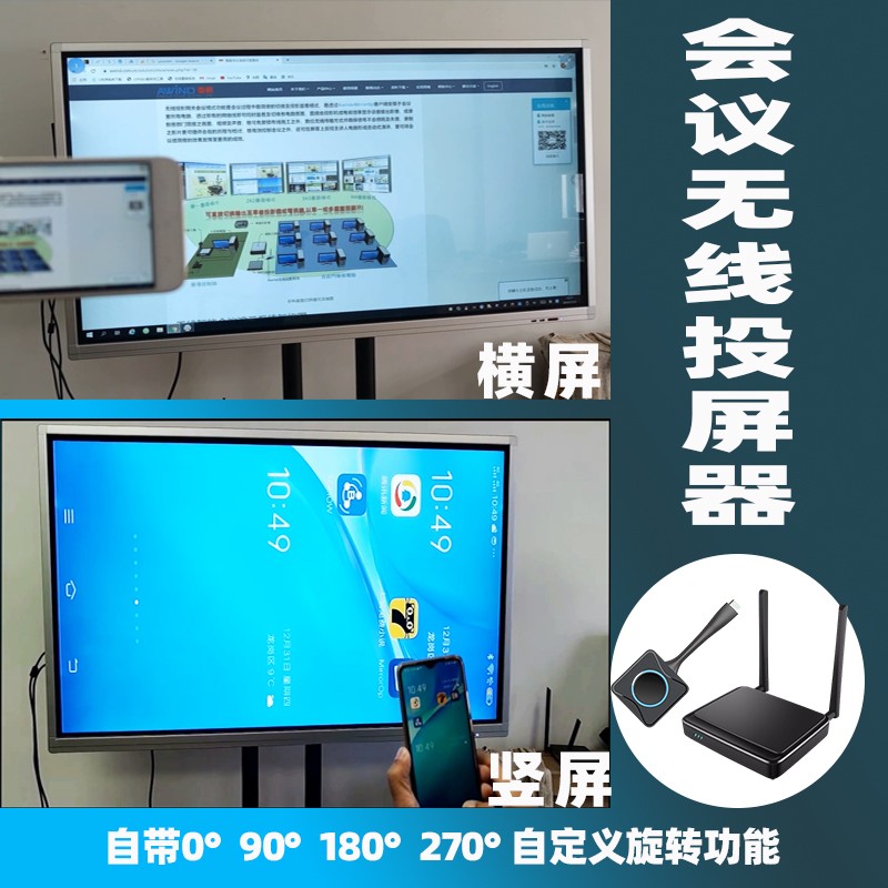 投屏器橫豎屏切換